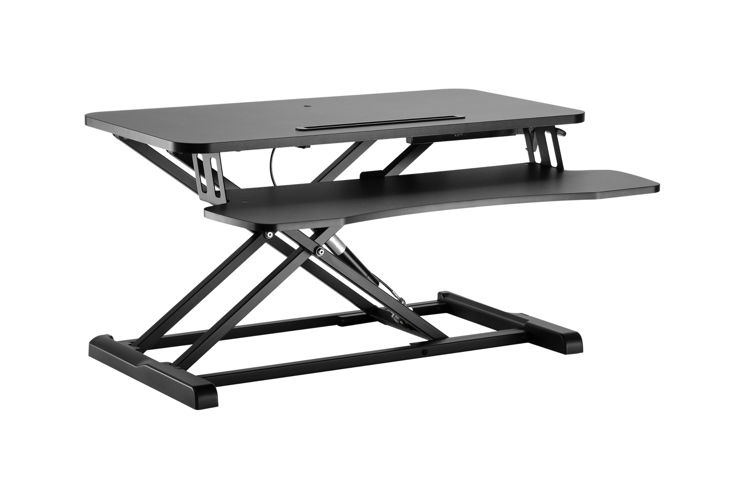 kybun Sit-Stand Workstation Pro Black 80cm x 61.5cm x 11-50.5cm