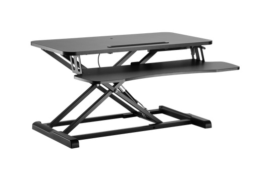 kybun Sit-Stand Workstation Pro Black 80cm x 61.5cm x 11-50.5cm