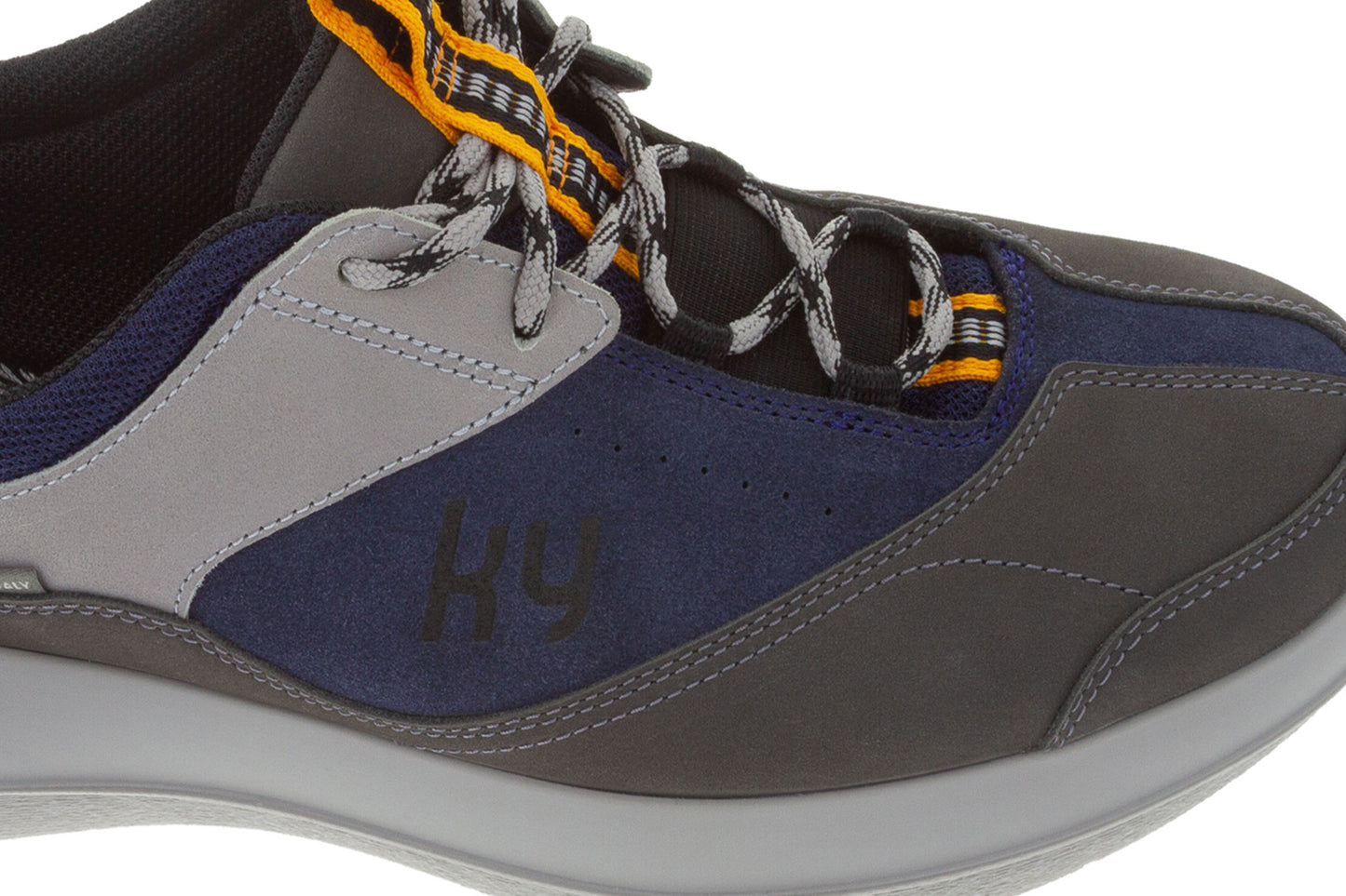 kybun trial shoe Karl Grey-Blue
