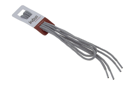 Shoelaces lunar rock/silver - for  Biel Silver